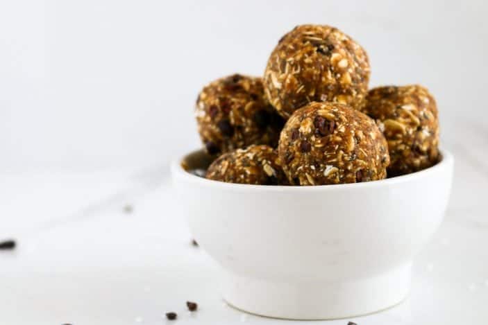 No-Bake Salted Caramel Energy Bites