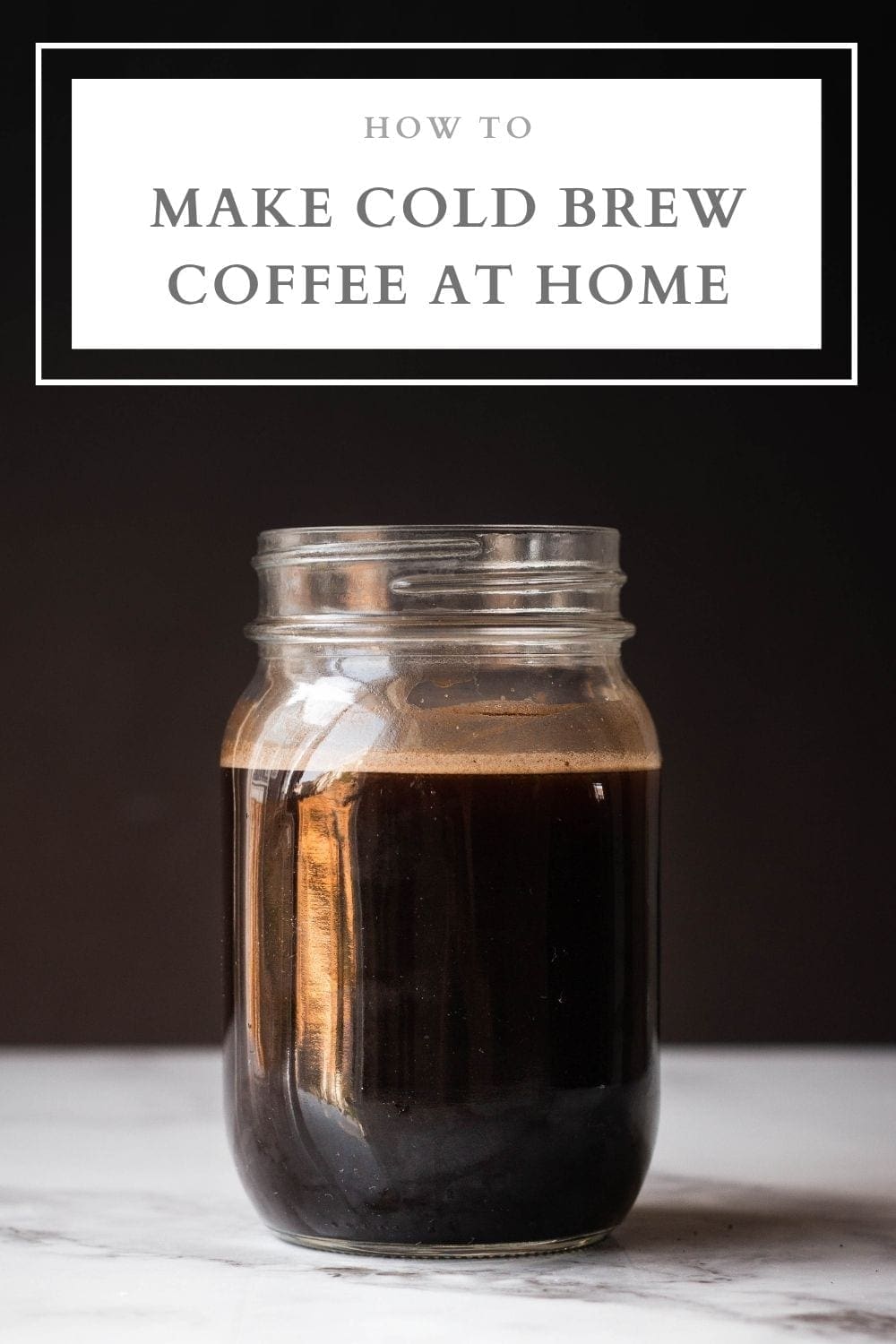 How To Make Cold Brew Coffee - Nourished