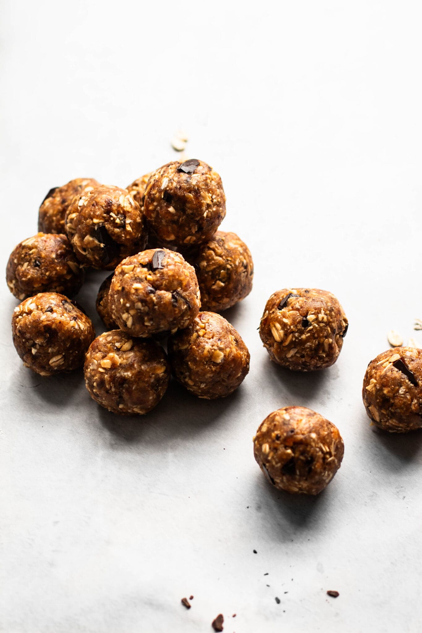 Pile of peanut butter cookie dough bites