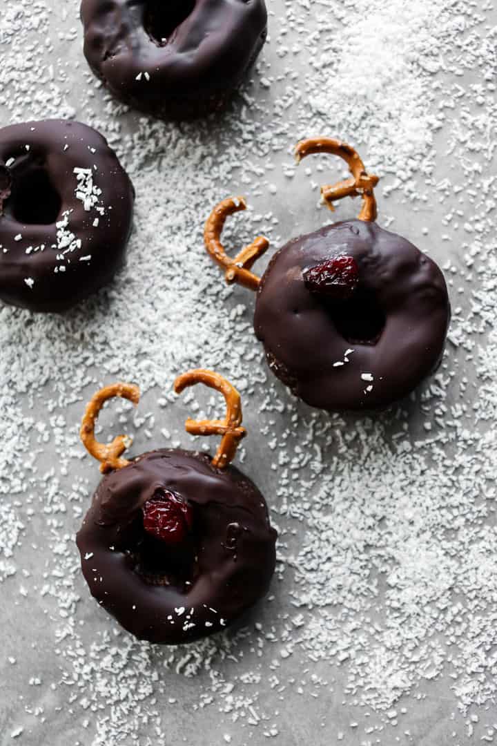 Rudolph Nutella Donuts & Other Healthy Holiday Desserts