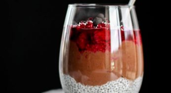 Luxurious Chocolate Chia Pudding Parfait
