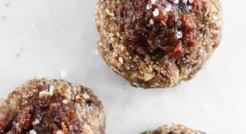 Raw Salted Caramel Thumbprint Cookies