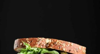 Marinated Tofu Sandwich + Salad