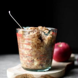 Chia Applesauce from the side