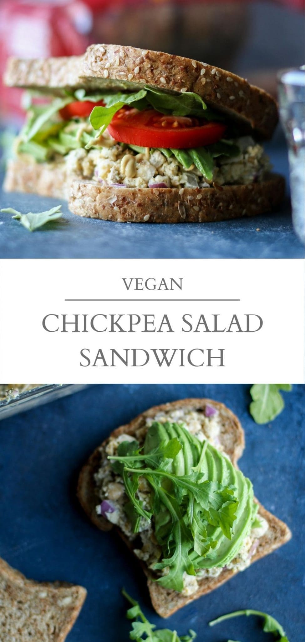 Quick & Easy Chickpea Salad Sandwich (No Mayo) - Nourished by Caroline