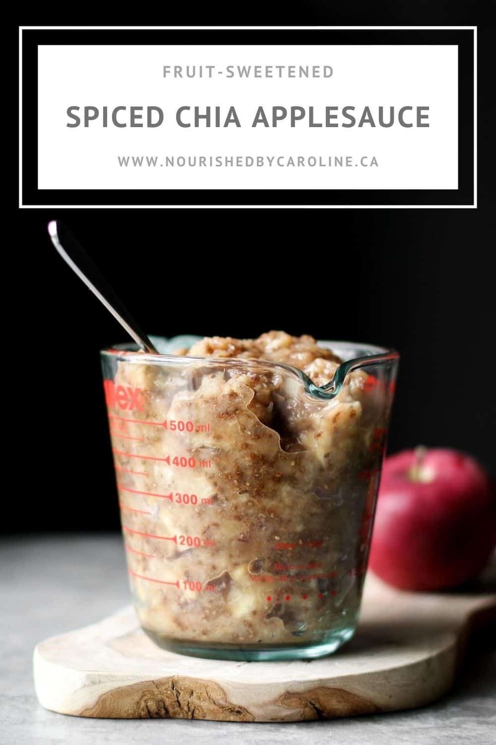 Spiced Chia Applesauce Nourished