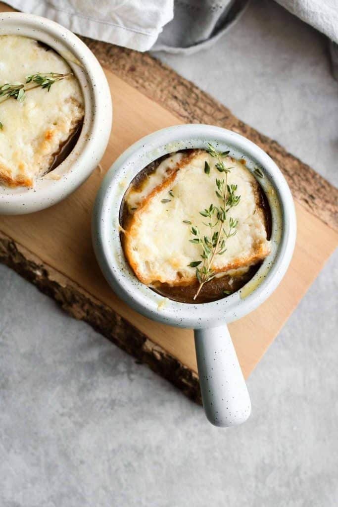 Vegetarian French Onion Soup 