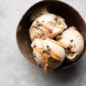 Chickpea-Nut Butter Ice Cream