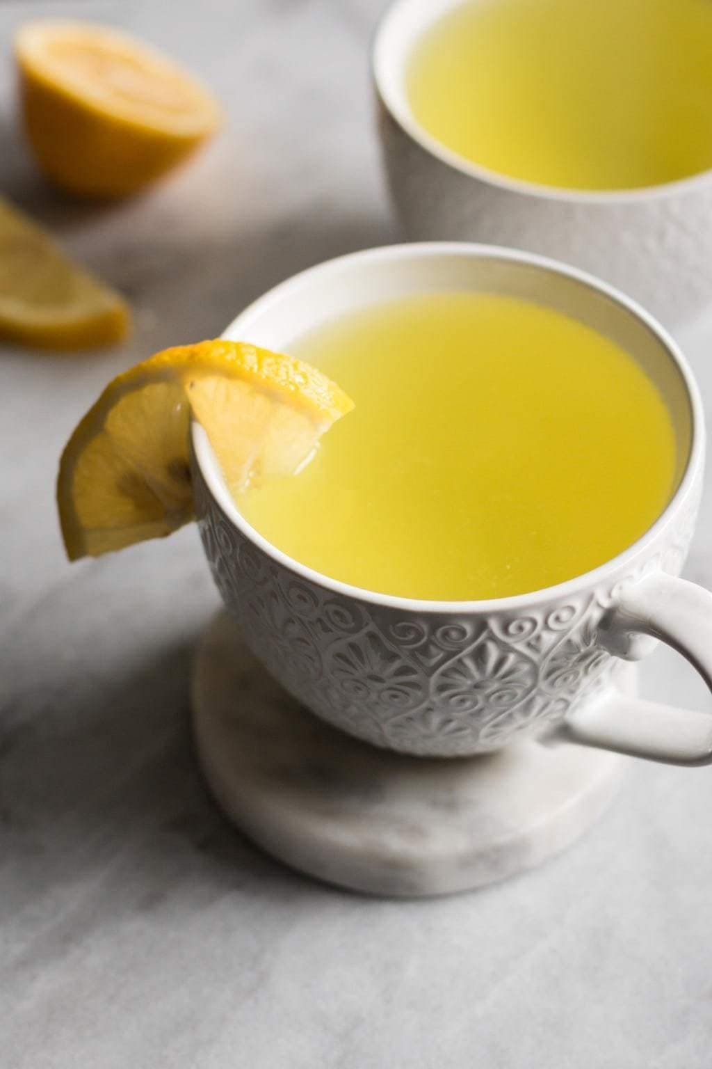 Soothing Lemon Ginger Tea + Coffee Break
