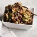 Roasted Brussels Sprouts with Garlic Pecans