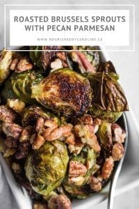 roasted brussels sprouts pin
