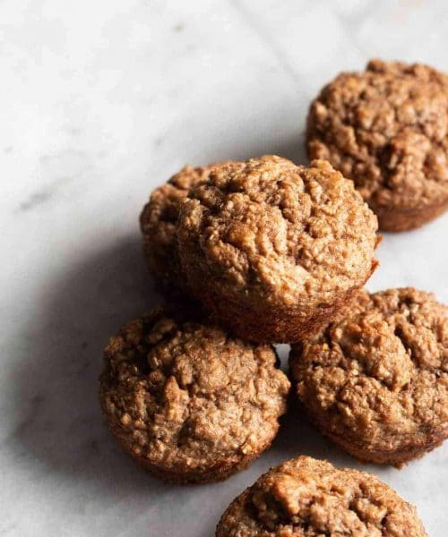 The Healthiest Banana Bran Muffins