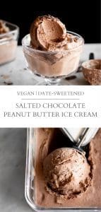 salted chocolate peanut butter ice cream pin