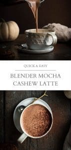blender mocha cashew latte pin