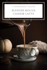 blender mocha cashew latte