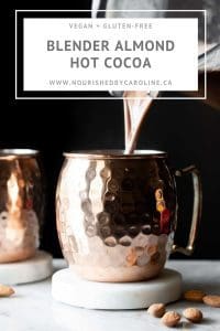 blender almond hot cocoa pin