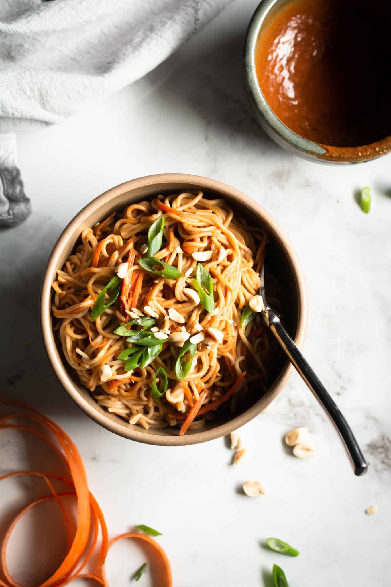 15-Minute Peanut Ramen Noodles