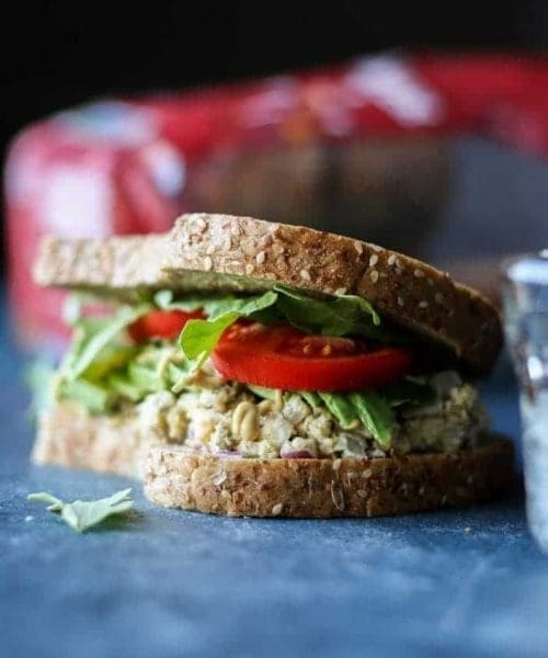 chickpea salad sandwich