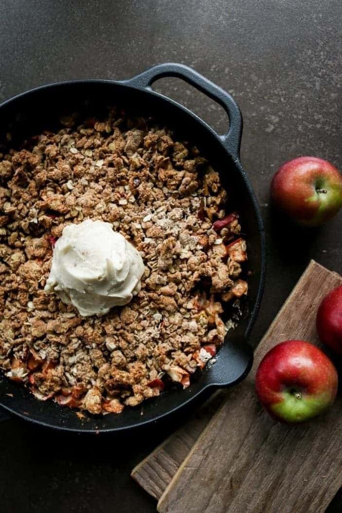 The Best Sugar-Free Apple Crisp