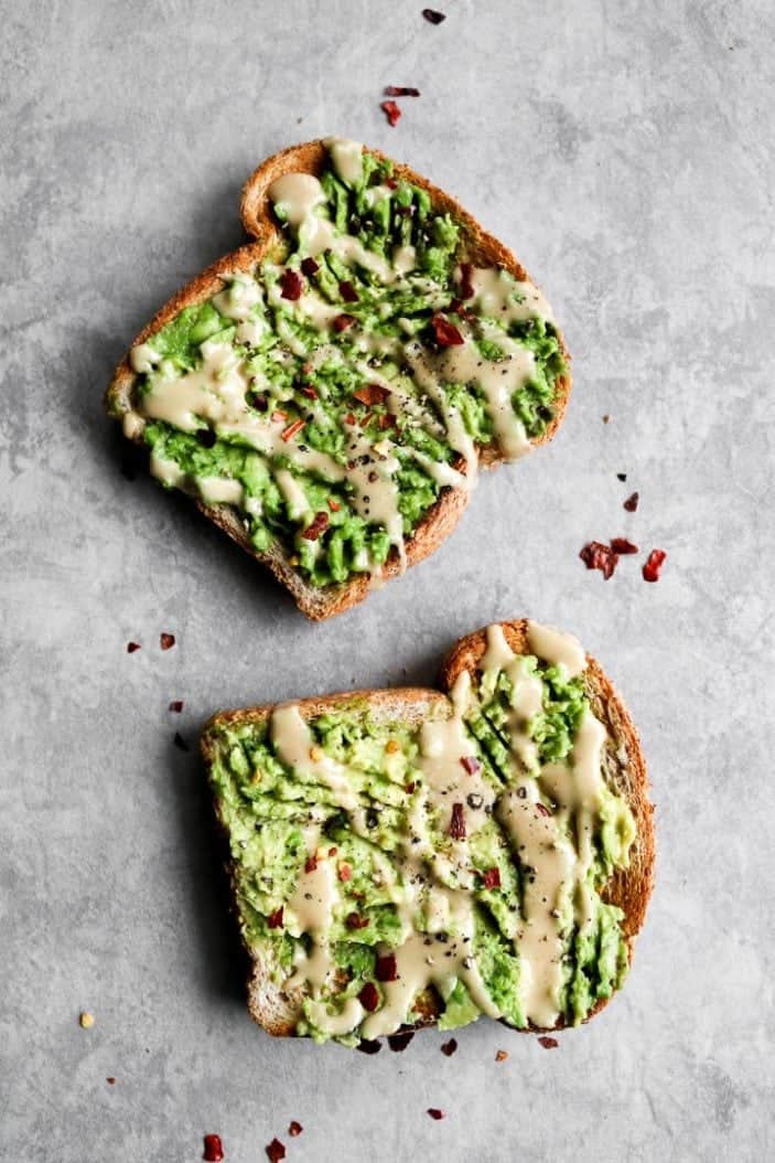 Avocado Toasts Oil Free