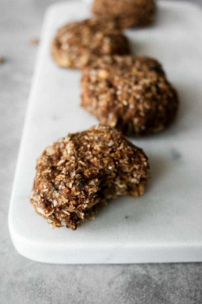 Hearty Oatmeal Breakfast Cookies (Nut-Free & Sugar-Free!) - Unsweetened Caroline