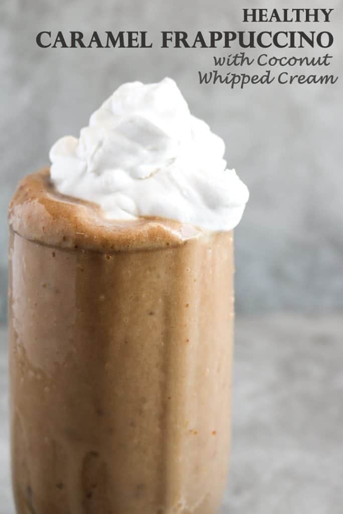 Healthy Caramel Frappuccino (vegan, refined sugar-free!) - Unsweetened Caroline--2