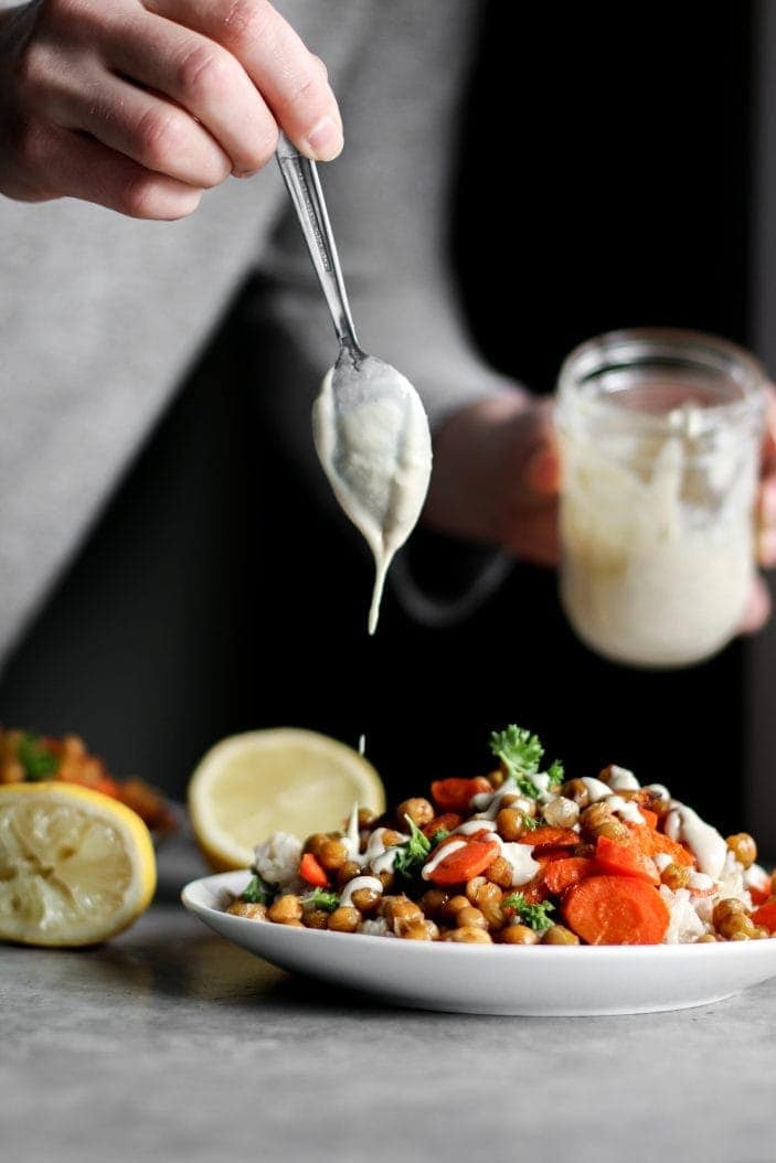 Roasted Carrot & Chickpea Buddha Bowl