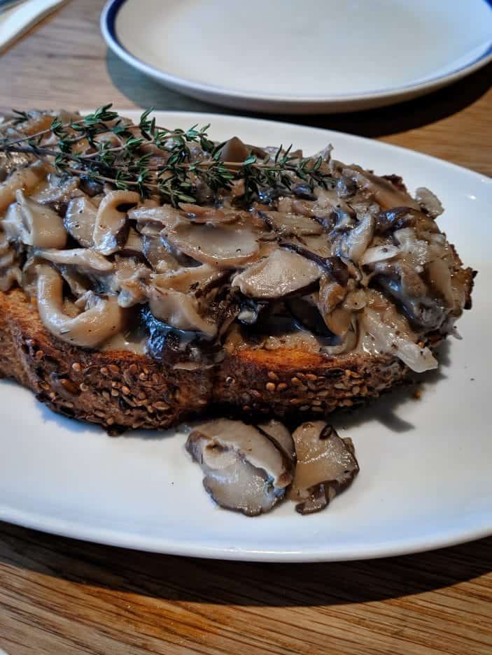 mushroom toast