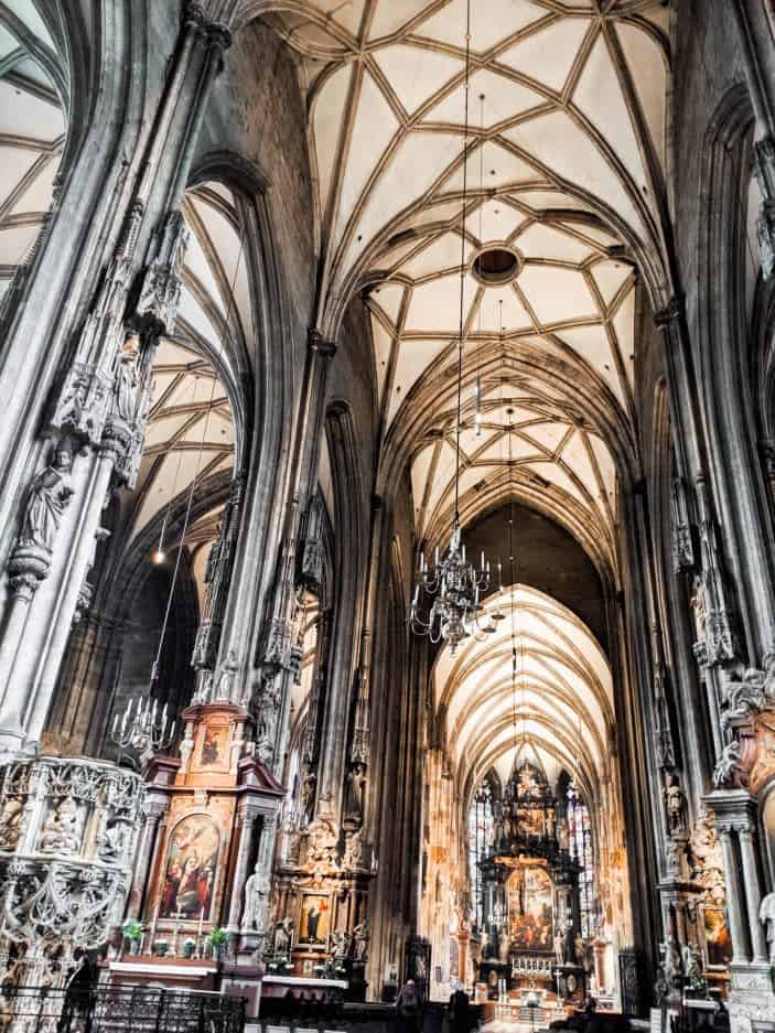 Vienna cathedral interior