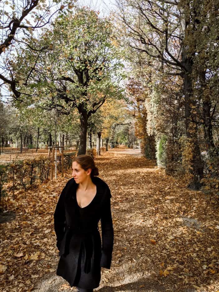 girl in forest