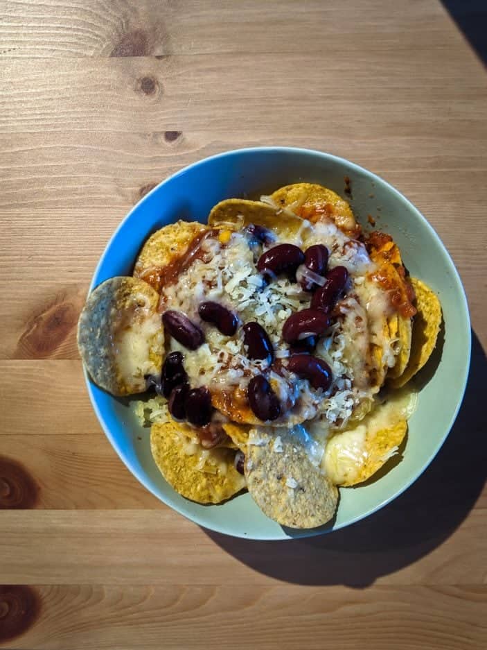 nachos in a bowl