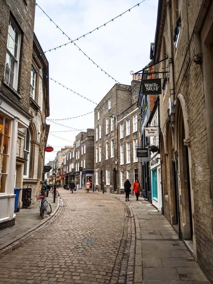 street in Cambridge, England