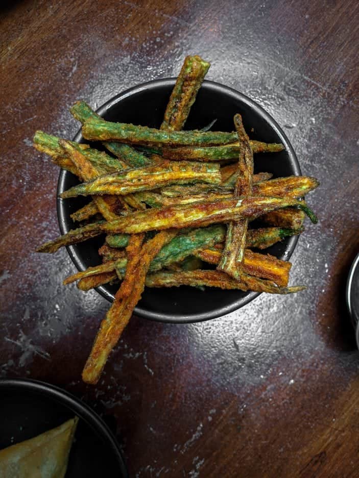 okra fries