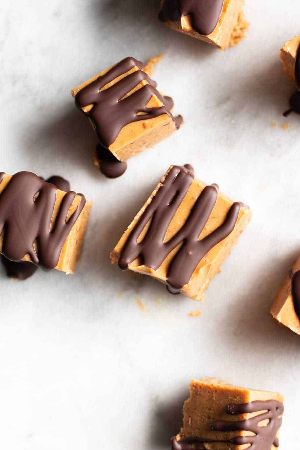 Sugar-Free Peanut Butter Freezer Fudge