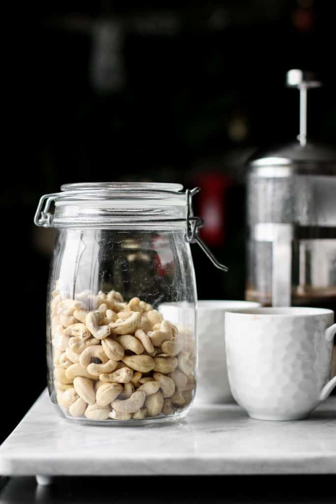 jar of cashews