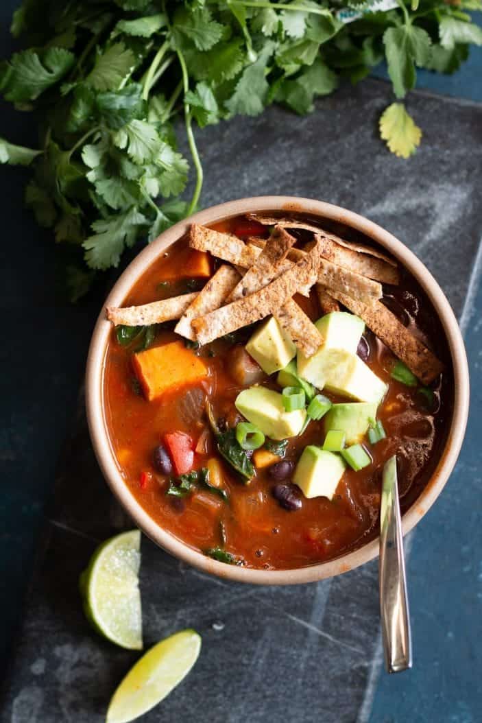 Black Bean Enchilada Soup