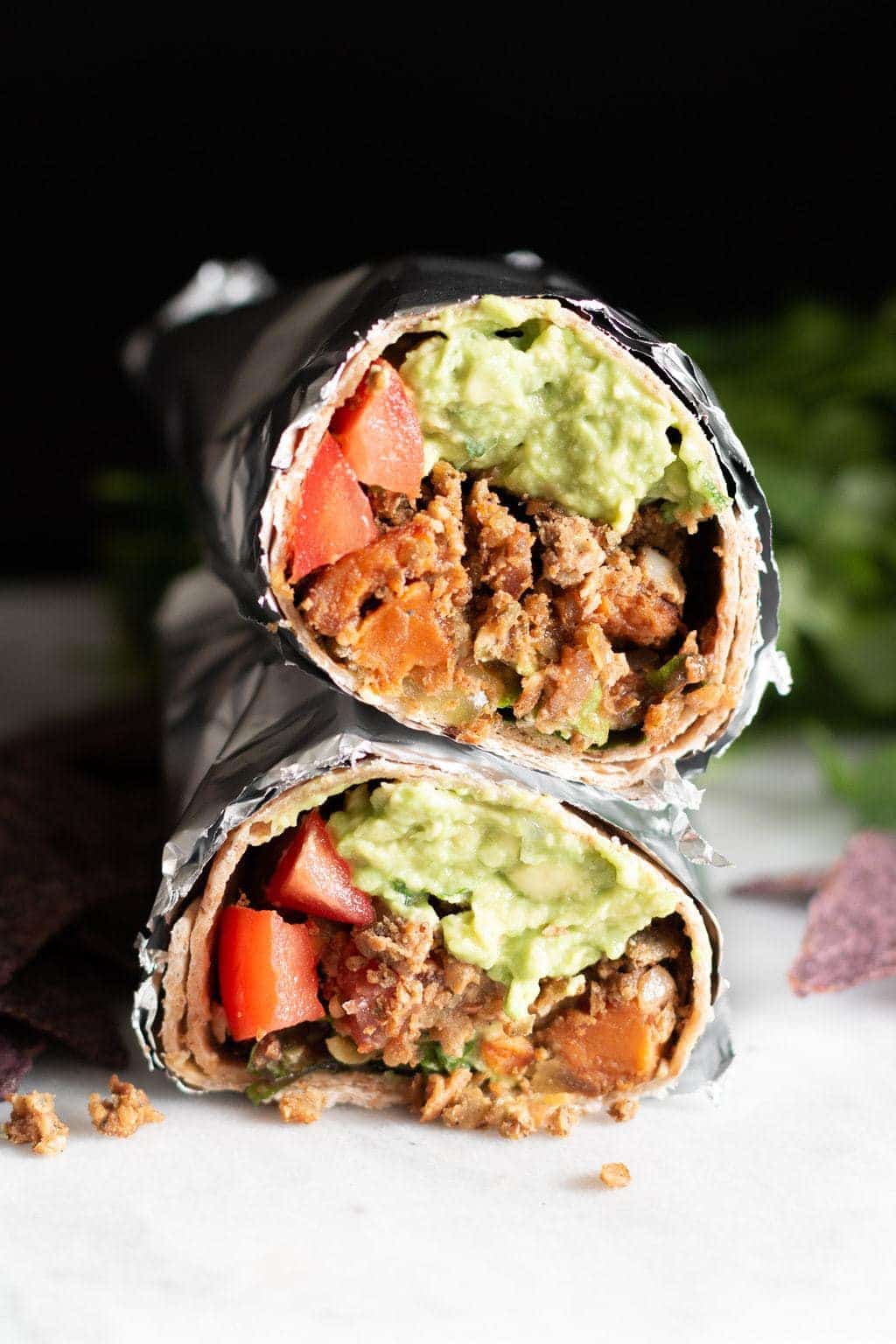 Vegan Lentil Burrito