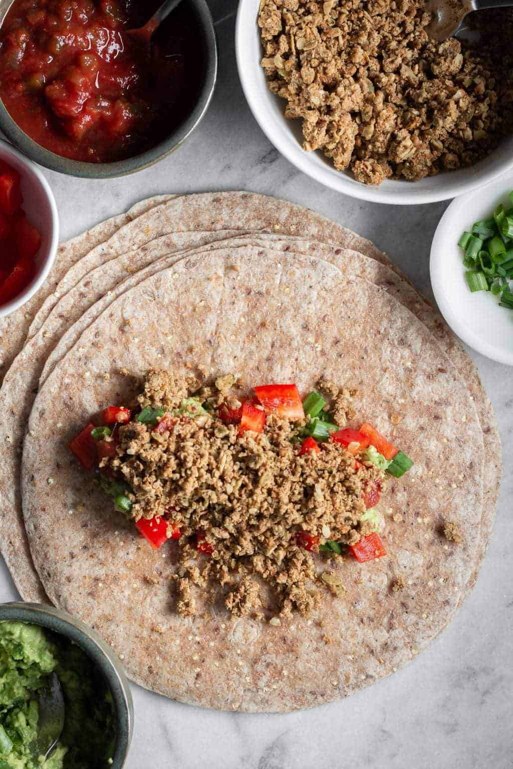 Vegan Lentil Burrito