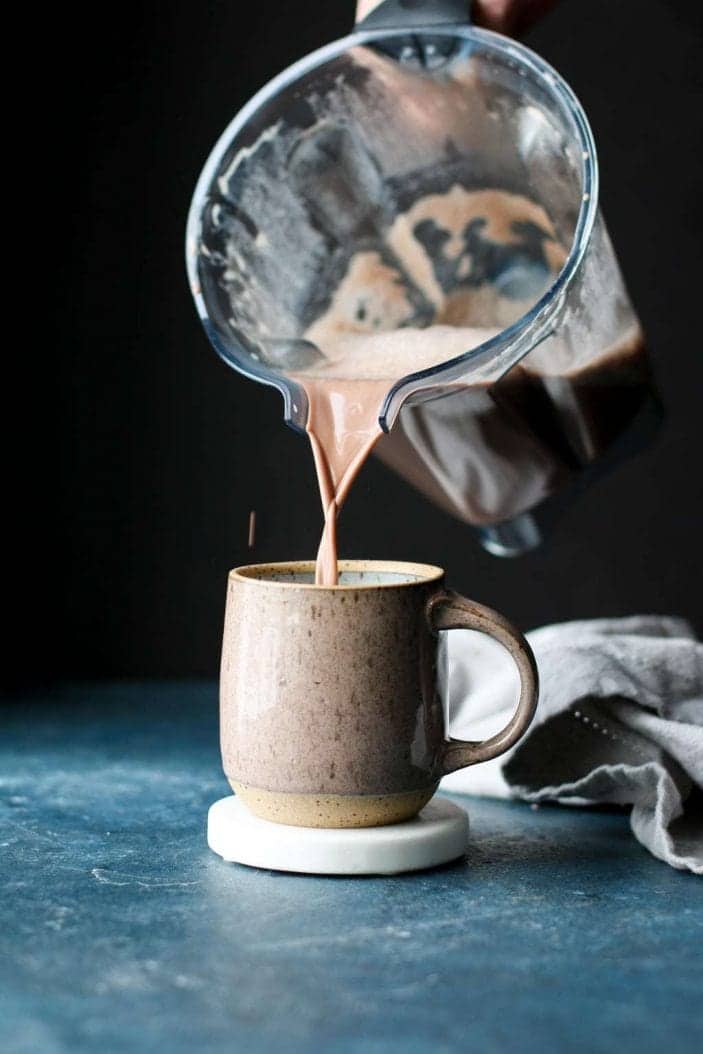 The Healthiest Peanut Butter Hot Chocolate