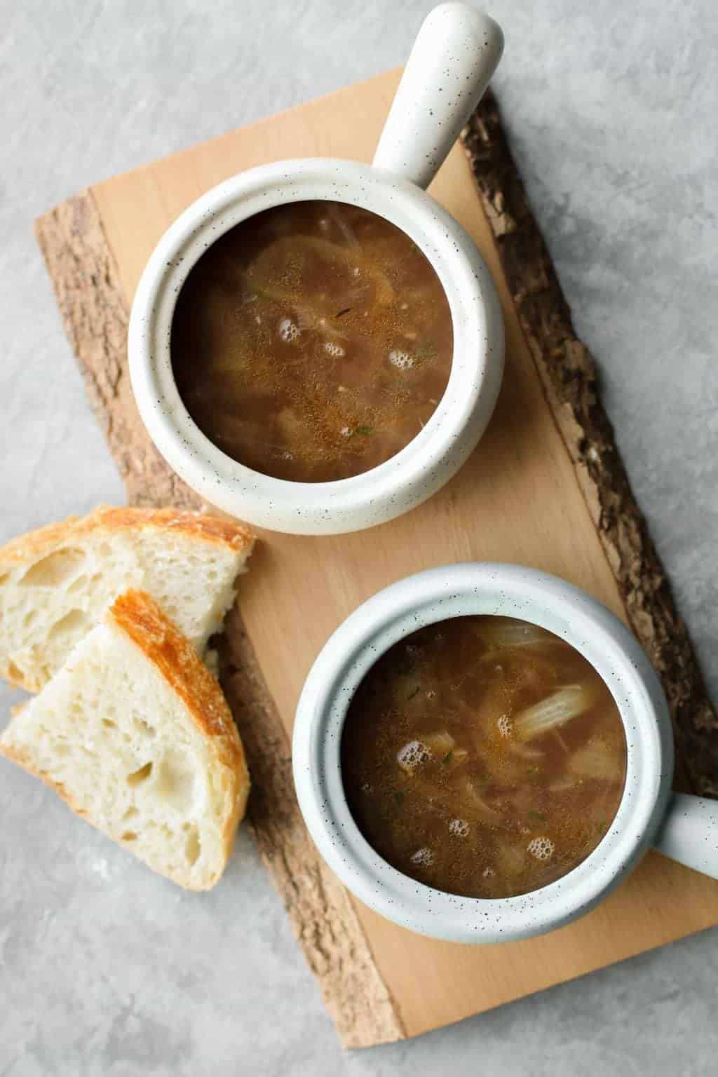 Vegetarian French Onion Soup 
