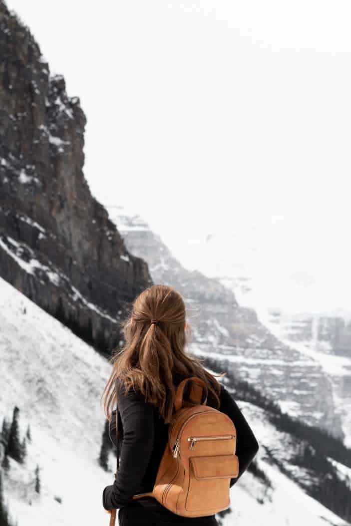 girl in the mountains