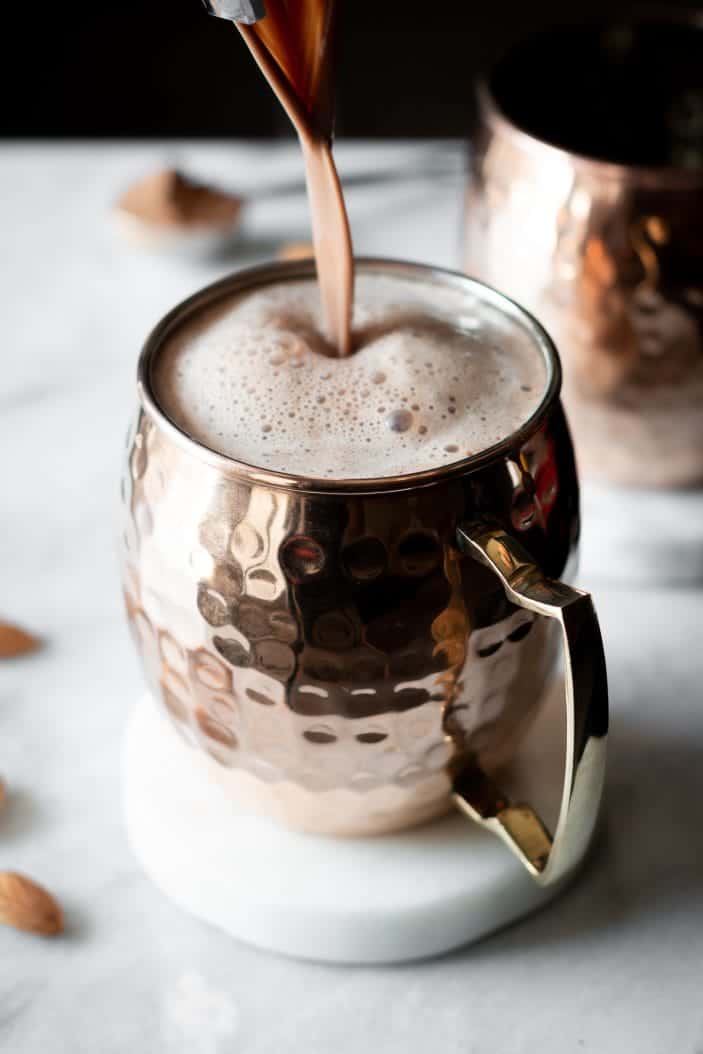 Hot Chocolate poured in cup