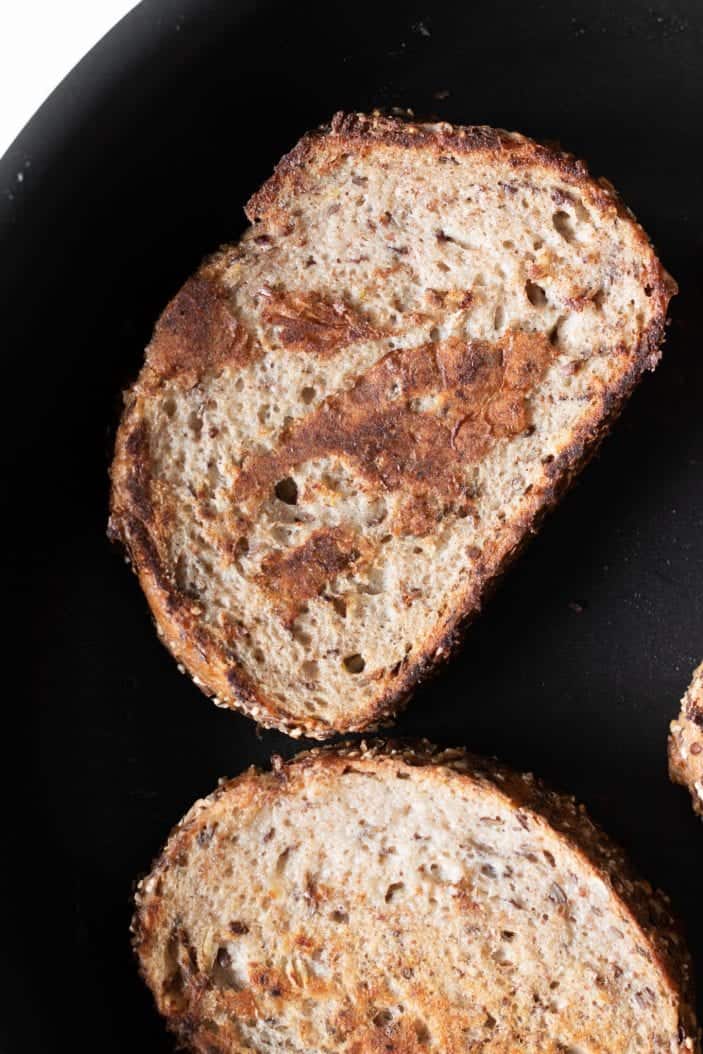 french toast on a skillet