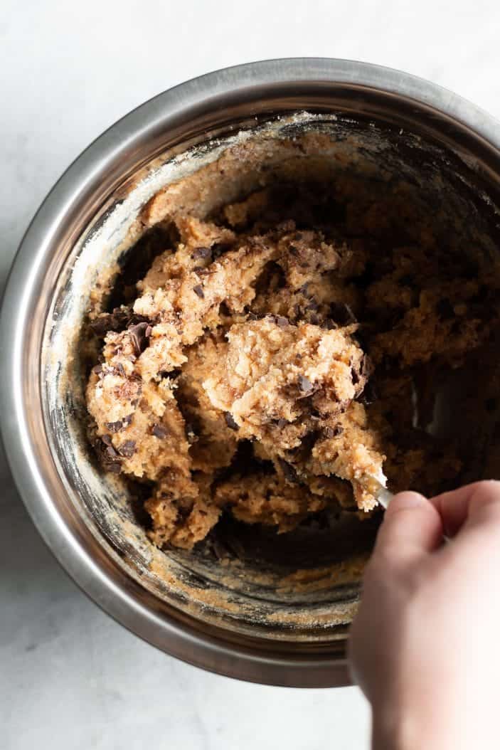 cookie dough in a bowl