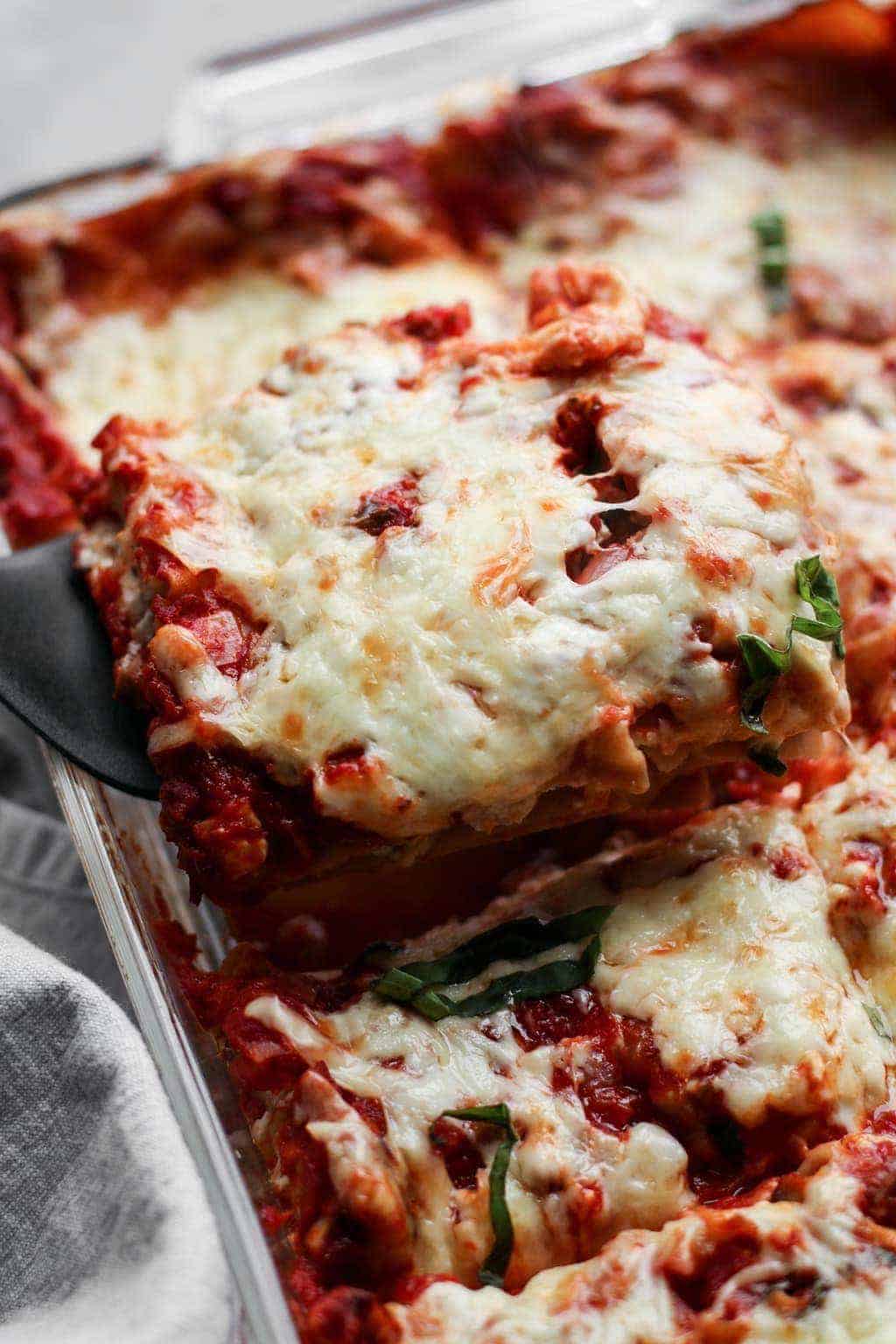 Lightened-Up Vegetarian Lasagna