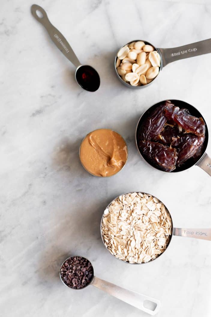 dates, oats, peanuts