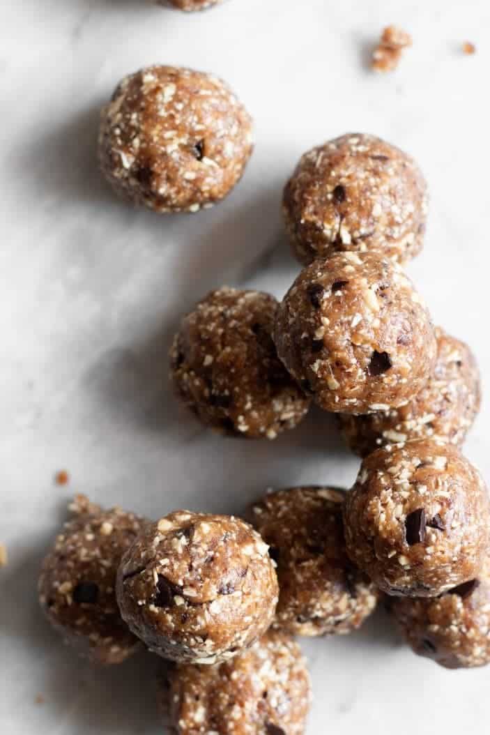 Peanut Butter Chocolate Chunk Energy Bites