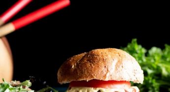 Grillable Walnut Veggie Burger
