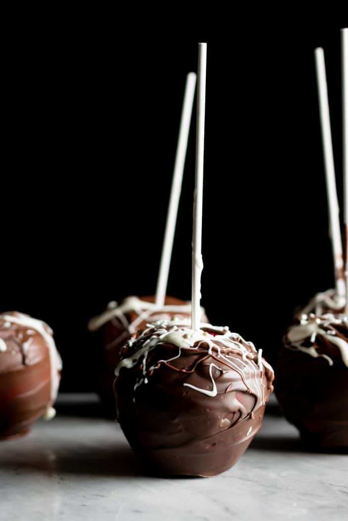 Chocolate Covered Apples – Our Wedding Favors