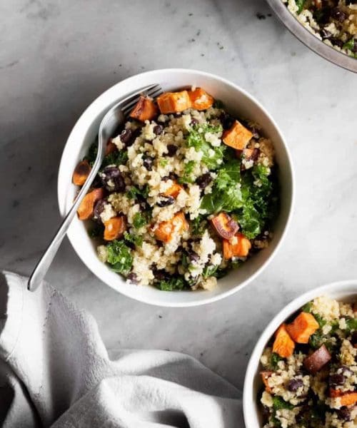 black bean quinoa salad